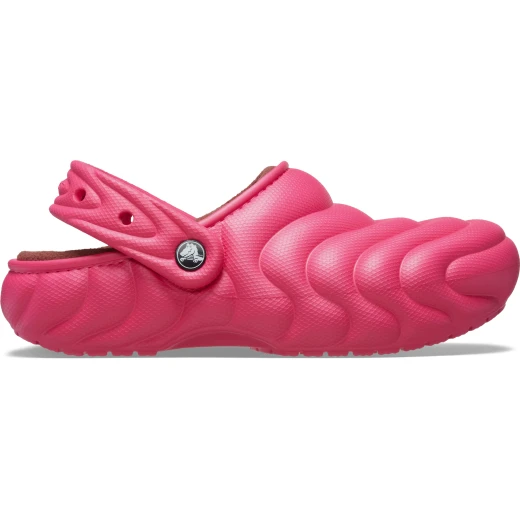 Crocs Women's Classic Lined Overpuff Clog Pink: Cozy Fleece Lined Clogs with Puffy Texture Sizes 37 38 - Crocs - Image 2