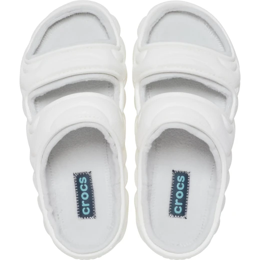 Crocs Classic Cozzzy Overpuff Sandal Fleece Lined White Women's 34 35 - Crocs - Image 4