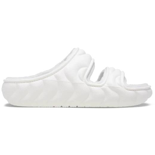 Crocs Classic Cozzzy Overpuff Sandal Women's White Fleece Lined 36 37 - Crocs - Image 7