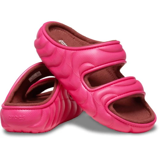 Crocs Women's Classic Cozzzy Overpuff Sandal Pink 36 37 Fleece Lined - Crocs - Image 5