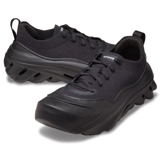 Echo Surge Unisex Sneakers Black Size 39-40 with Breathable Knit Upper and LiteRide Footbed for Comfort and Style - Crocs - Image 3