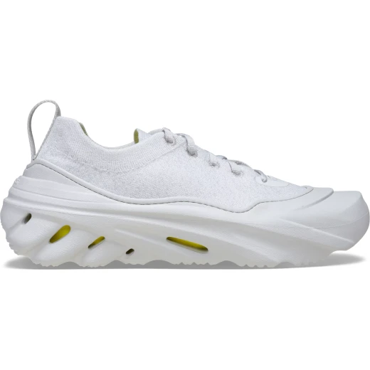 Echo Surge Unisex Sneakers Grey 34-35 with Breathable Knit Upper, LiteRide Footbed for Comfort, Exaggerated Midsole Design, Sport Inspired Streetwear Style - Crocs - Image 7