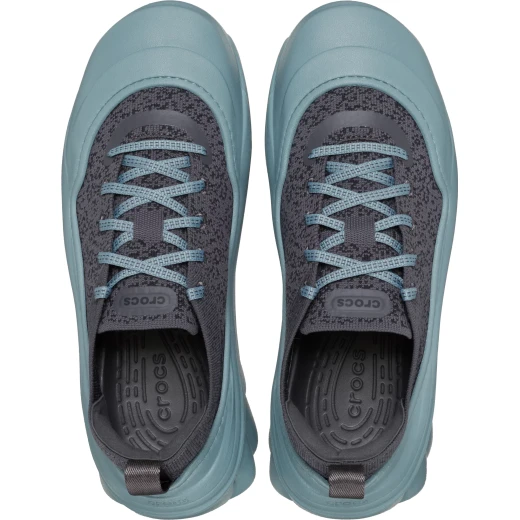 Echo Surge Unisex Sneakers Grey 34 35 Featuring Breathable Stretch Knit Upper, Traditional Lacing, and LiteRide Footbed for Ultimate Comfort and Style - Crocs - Image 4