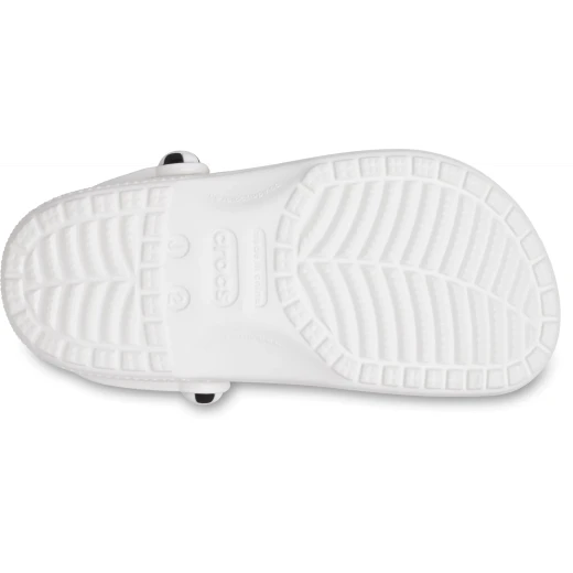 Crocs Kids Soccer Ball Clog White Comfortable Lightweight Flexible Water Resistant Ventilation Holes 29 30 Toddler Shoes with Rotating Heel Strap for Secure Fit - Crocs - Image 6