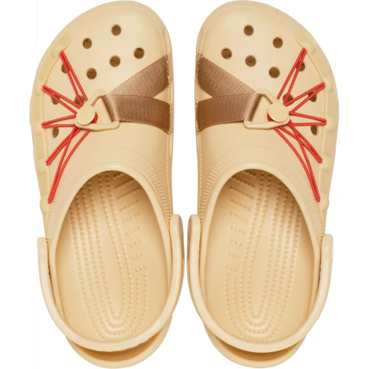 Crocs Unisex Classic Bungee Cord Clog Brown 34 35 Lightweight Comfort - Crocs - Image 3
