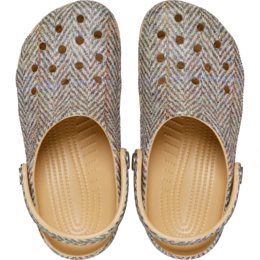 Classic Unisex Tweed Clogs Multicolor 46 47 Comfortable Lightweight - Image 3