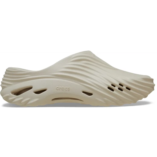 Crocs Unisex Echo Wave Clog Beige Lightweight Comfort Footwear 45 46 Digitally Inspired Sculpting And Texture Breathable Ventilation Holes LiteRide Footbed For All Day Wear - Crocs - Image 2
