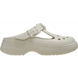 Crocs Classic Mary Jane Clog Beige Adjustable Strap Women's Shoes 38 39
