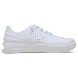 Crocs Women's InMotion Pacer Sneakers White 36-37 with LiteRide Comfort Technology and Bungee Laces for Easy On and Off, Sporty Design for Casual Style