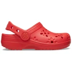 Toddlers Classic Floral Cut Out Clog Red 25 26 Lightweight Comfort Shoes - Crocs