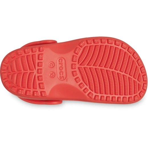 TODDLERS Classic Floral Cut Out Clog Red 22 23 Lightweight Comfort Shoes - Crocs - Image 5