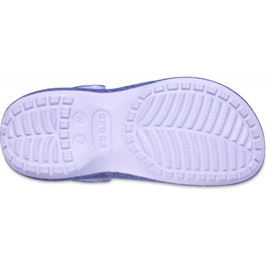 Crocs Women's Classic Platform Glitter Clog Purple Shoes: Iridescent Sparkle, 41 mm Heel, Jibbitz Compatible, Sizes 38-39, Comfortable & Stylish Footwear - Crocs - Image 5