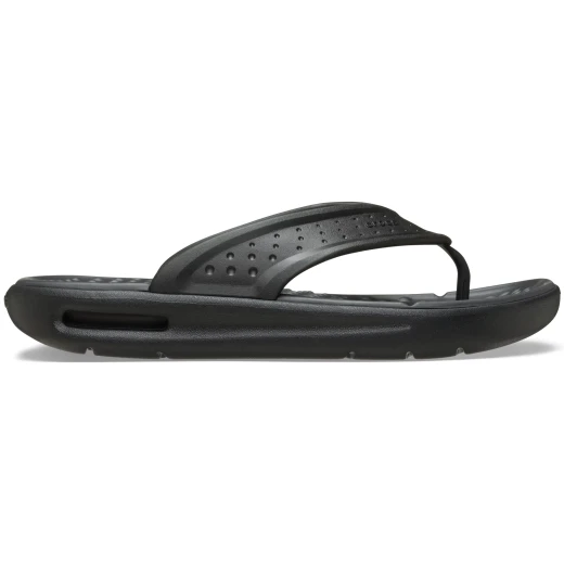 شبشب إن موشن للرجال من كروكس بتقنية LiteRide و Free Feel، يوفر أقصى درجات الراحة والدعم، مقاس 48-49 باللون الأسود