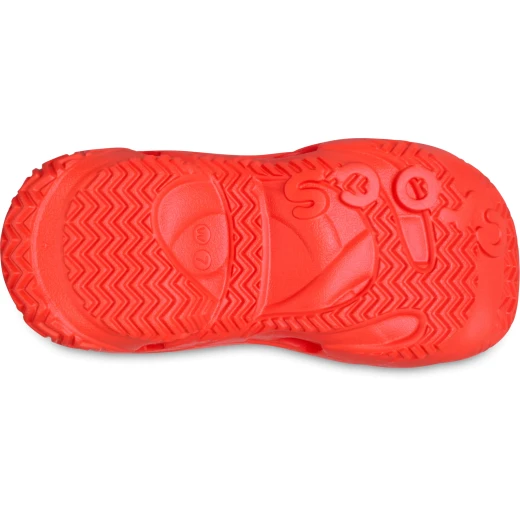 Women's Caged Clog Red 37 38 Lightweight Comfort Shoes Featuring Molded Caged Sculpting, LiteRide Footbed and 24 Jibbitz Holes for Personal Style - Crocs - Image 7