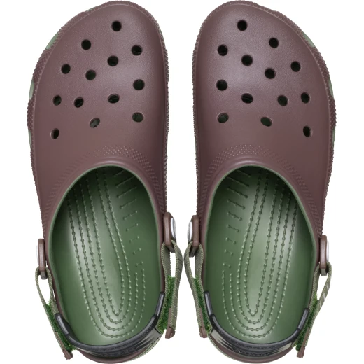 Crocs Unisex Classic Turbo Clog Brown Sporty Comfort Shoes with Adjustable Backstrap for Enhanced Fit, Reflective Detailing, and Size 37 38 - Crocs - Image 4