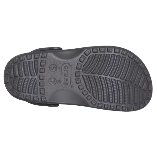 Crocs Unisex Classic Crafted Clog Black Comfortable Work Shoes with Enhanced Arch Support and Massage Footbeds Sizes 39 40 Perfect for Long Hours on Your Feet - Crocs - Image 6