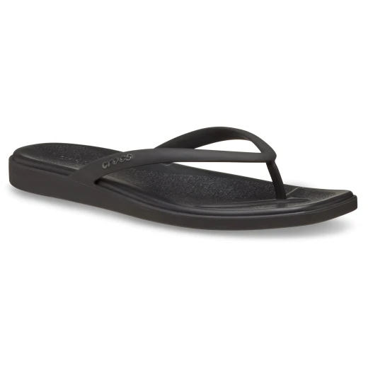Miami Womens Flip Sandals Black 36 37 Square Toe Summer Beachwear - Crocs - Image 3