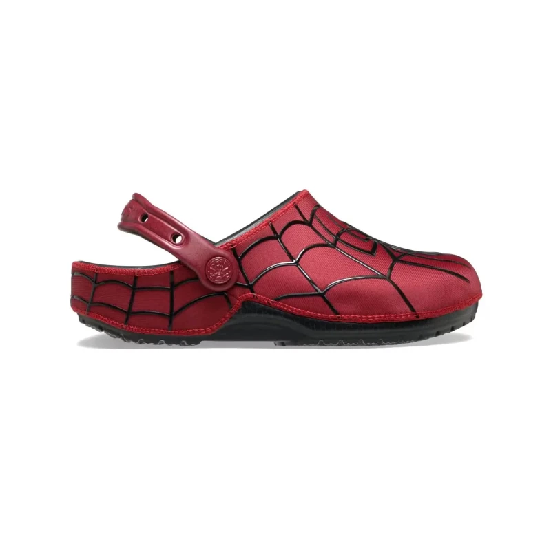 Crocs Unisex Spider Neo Classic Clog Red 48 49 Officially Licensed Marvel SpiderMan Design Comfortable Slipon Shoes for Adults - Crocs