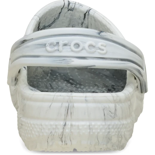 Crocs Toddlers Watercolor Marbled Classic Clog Grey 22 23 Features Unique Artistic Marbling Design Comfortable Croslite Foam Construction Stylish and Supportive Footwear - Crocs - Image 5