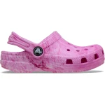 Toddlers Watercolor Marbled Clogs Pink 19 20 Comfortable Lightweight Easy to Clean Design Artistic Marbled Effect Croslite Foam Construction Supports Kids' Feet - Crocs