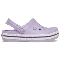 شبشب كروكس للأطفال الصغار Crocband Spiked Band بنفسجي 23 24 متوهج في الظلام