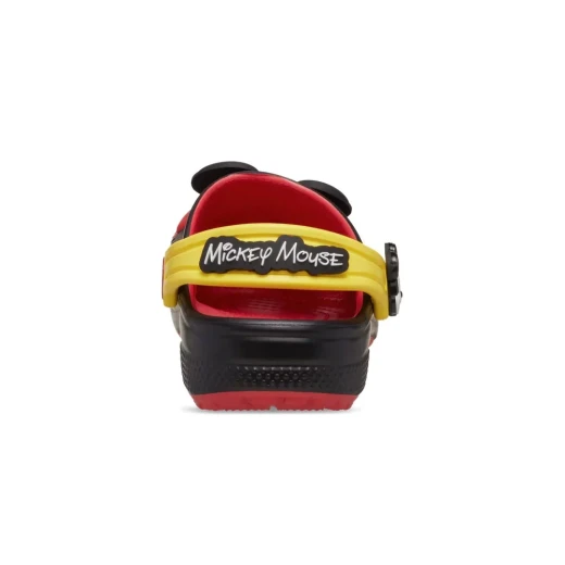 Crocs Kids' Mickey Mouse Classic Clog Black Red Iconic Design Featuring Mickey's Face and Signature Rivets Sizes 28 29 Comfortable Footwear for Children - Crocs - Image 4