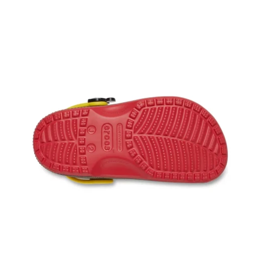 Crocs Kids' Mickey Mouse Classic Clog Black and Red Iconic Design with 3D Face Detail and Character Rivets Sizes 30-31 Comfortable Footwear - Crocs - Image 5