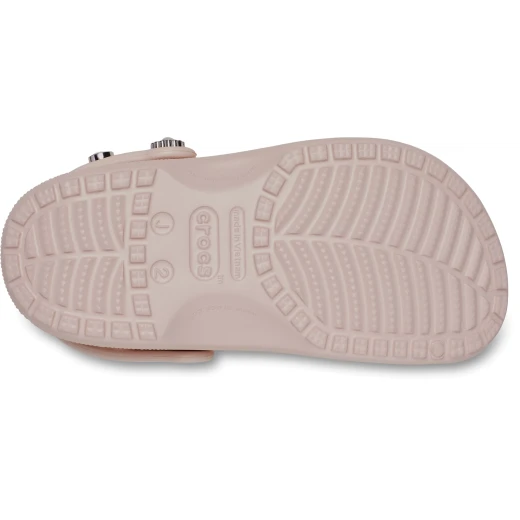 Crocs KIDS' Classic Clog with Pinnacle Embellishment in Pink, Easy On/Off Comfort, Durable Croslite Material, Ventilation Holes for Jibbitz Charms, Sizes 30-31 - Pinnacle - Image 5