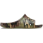 Crocs Men's Saturday Camouflage Slide Sandals Multicolor 36 37 for Men Featuring Classic Crocs Comfort, Stylish Camo Print, and Versatile Easy Wear Design - Crocs