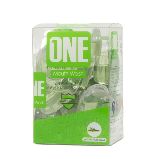 One Advanced Capsules Mouthwash Green Tea 20 x 15ml Refreshing Oral Rinse One Advanced Capsules Mouthwash Green Tea 20 x 15ml Refreshing Oral Rinse