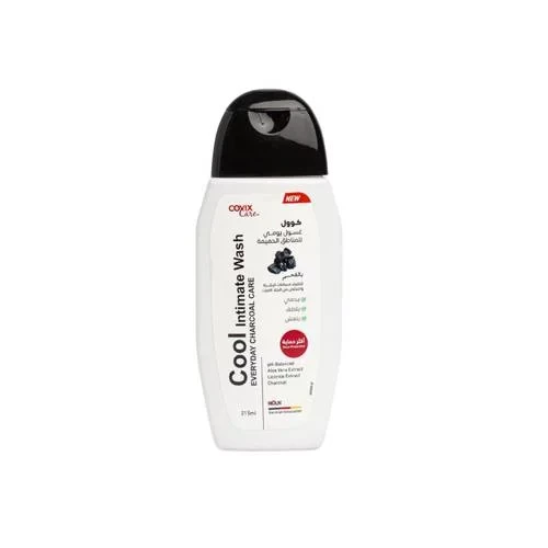 Kovex Daily Intimate Wash for Women with Charcoal 215ml Gentle Cleanser