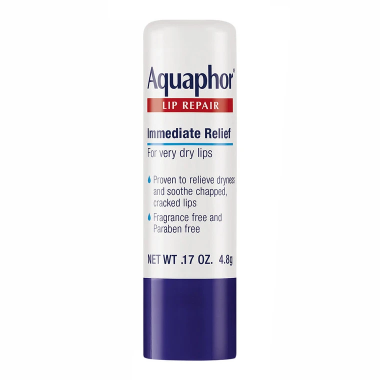 Aquaphor Lip Repair Stick, Fragrance Free, Moisturizes, Soothes, Protects Dry Lips 4.8 g - Aquaphor