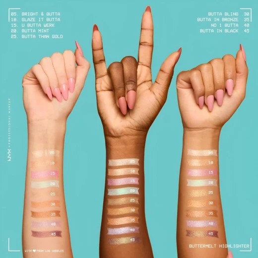 هايلايتر برايت اند بوتا من NYX بروفيشنال ميك اب درجة 05 لإشراقة متوهجة - ان واي اكس - Image 2