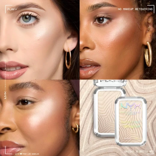 هايلايتر برايت اند بوتا من NYX بروفيشنال ميك اب درجة 05 لإشراقة متوهجة - ان واي اكس - Image 3