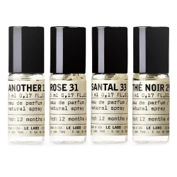Le Labo Discovery Set 4 Signature Unisex Fragrances 5ml each travel size, luxury sample collection perfect for testing and discovering new favorite scents, elegant set ideal for travel and fragrance exploration lovers
