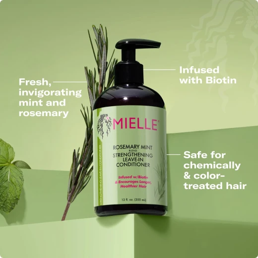 Mielle Organics Rosemary Mint Leave In Conditioner for Curly Hair 12 Oz - Mielle Organics - Image 7