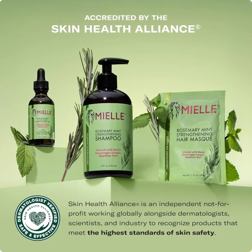 Mielle Organics Rosemary Mint Edge Control Gel, Strong Hold, 2 Fl Oz - Mielle Organics - Image 3