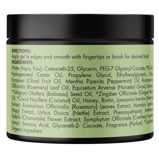 Mielle Organics Rosemary Mint Edge Control Gel, Strong Hold, 2 Fl Oz - Mielle Organics - Image 7
