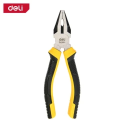 Deli 6 Inch Pliers EDL0001, Durable Carbon Steel, Ergonomic Grip, Hand Tool