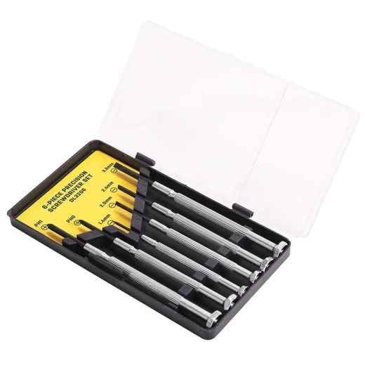 Deli Precision Screwdriver Set 6 Piece Kit for Electronics Repair and Maintenance - Deli - Image 2