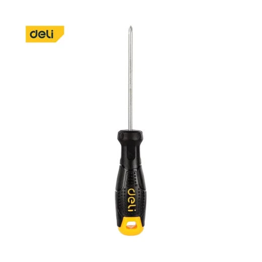 Deli Phillips Comfort Handle Screwdriver PH0x75mm for Electronics and Small Fasteners Deli Phillips Comfort Handle Screwdriver PH0x75mm for Electronics and Small Fasteners