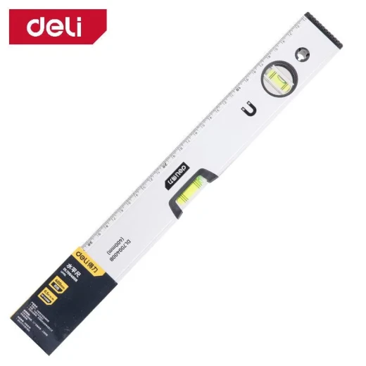 Deli Tools 400mm Magnetic Spirit Level Aluminum Frame for Accurate Measurements