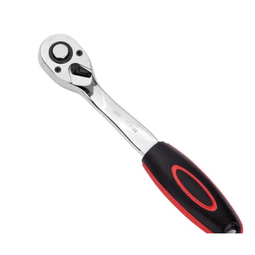 Deli Reversible Ratchet EDQ43802 1/2 Inch Drive Steel Alloy Hand Tool Deli Reversible Ratchet EDQ43802 1/2 Inch Drive Steel Alloy Hand Tool