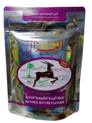 سمن الغزال بنكهة الزبدة 350 جرام طعم غني مثالي للطبخ والخبز تجربة طهي مميزة - الغزال