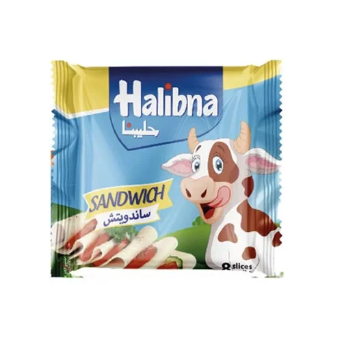Halibna Processed Cheese Slices Sandwich Pack Perfect for Meals and Snacks 24 Slices 400g Halibna Processed Cheese Slices Sandwich Pack Perfect for Meals and Snacks 24 Slices 400g