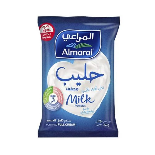 حليب المراعي كامل الدسم مجفف 350 جم، حليب فوري لمشروبات لذيذة حليب المراعي كامل الدسم مجفف 350 جم، حليب فوري لمشروبات لذيذة