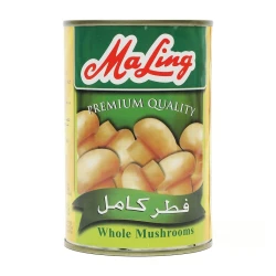 Maling Whole Mushroom 400g Jar: Premium Quality Canned Mushrooms, Perfect for Soups, Stews, and Various Culinary Creations. Delicious Flavor Enhancer for Your Meals!
