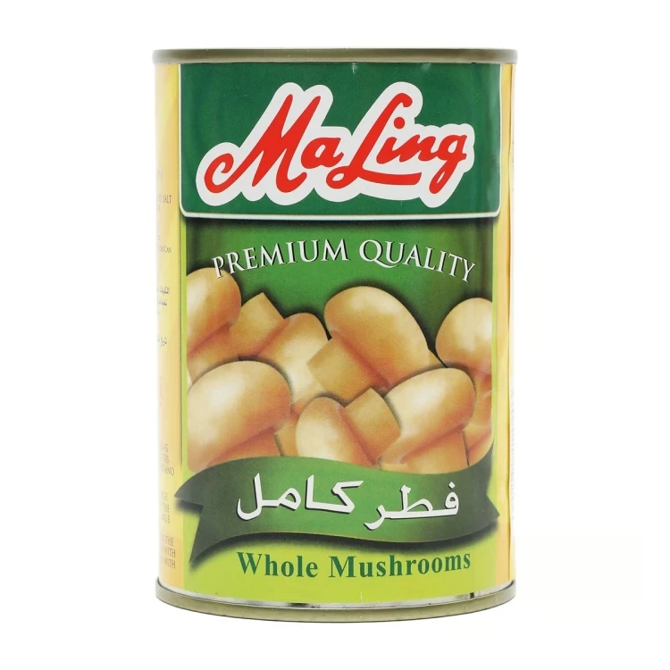فطر مالينج كامل 400 جرام معلب: فطر عالي الجودة، مثالي للشوربات واليخنات ومختلف الأطباق الشهية. معزز نكهة لذيذ لوجباتك!