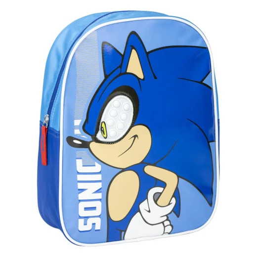Cerda Sonic Kids Backpack Durable Polyester School Bag 23x30x9cm - Cerda - Image 3