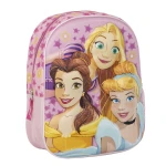 حقيبة ظهر سيردا للأطفال بتصميم الأميرة ثلاثي الأبعاد، بوليستر متين، أحزمة قابلة للتعديل، 25 × 31 × 10 سم - كريدا